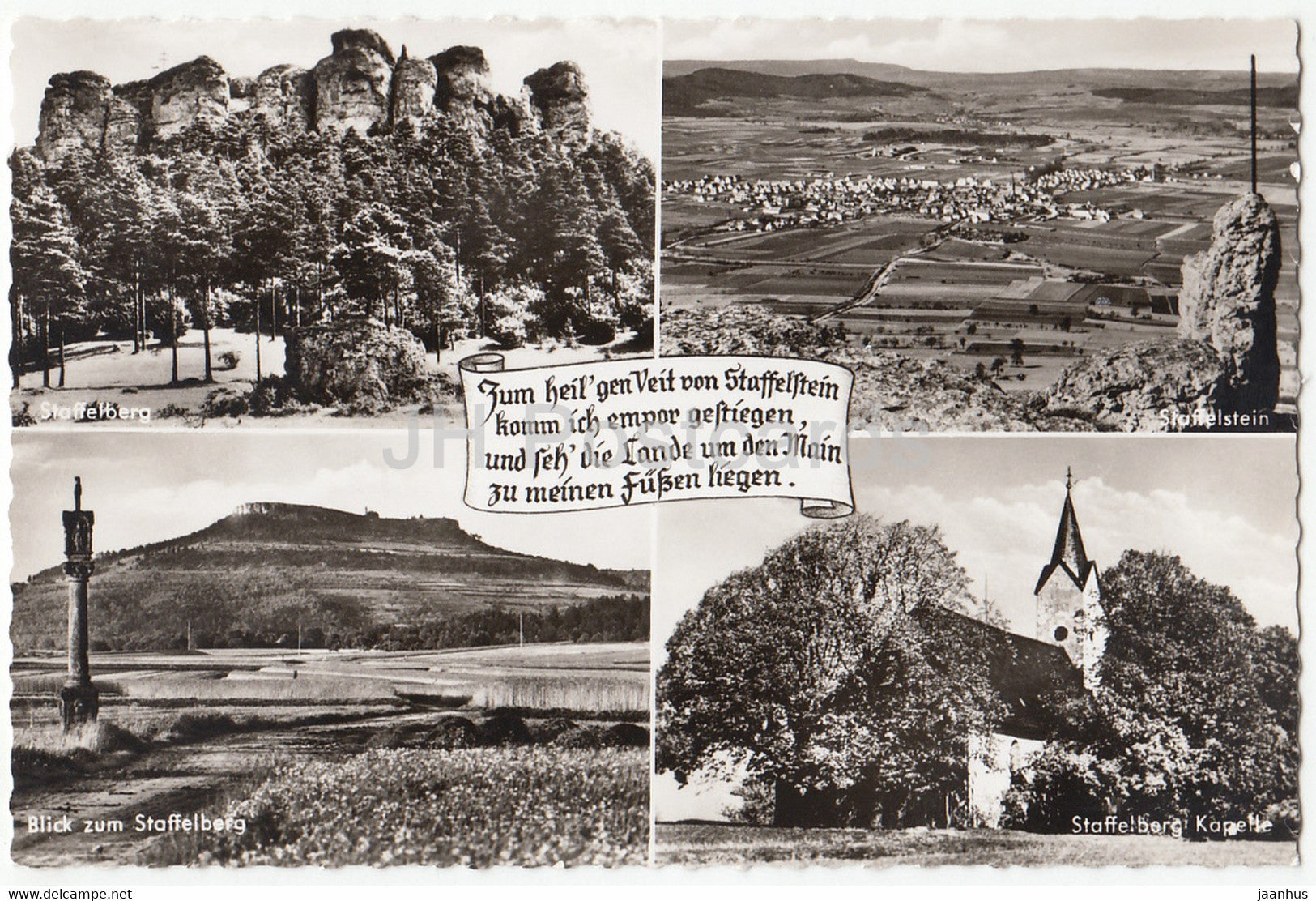 Staffelberg - Staffelstein - Staffelberg Kapelle - Germany - unused - JH Postcards