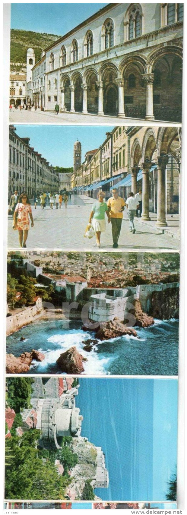 Dubrovnik - mini photo book - leporello - Croatia - Yugoslavia - unused - JH Postcards