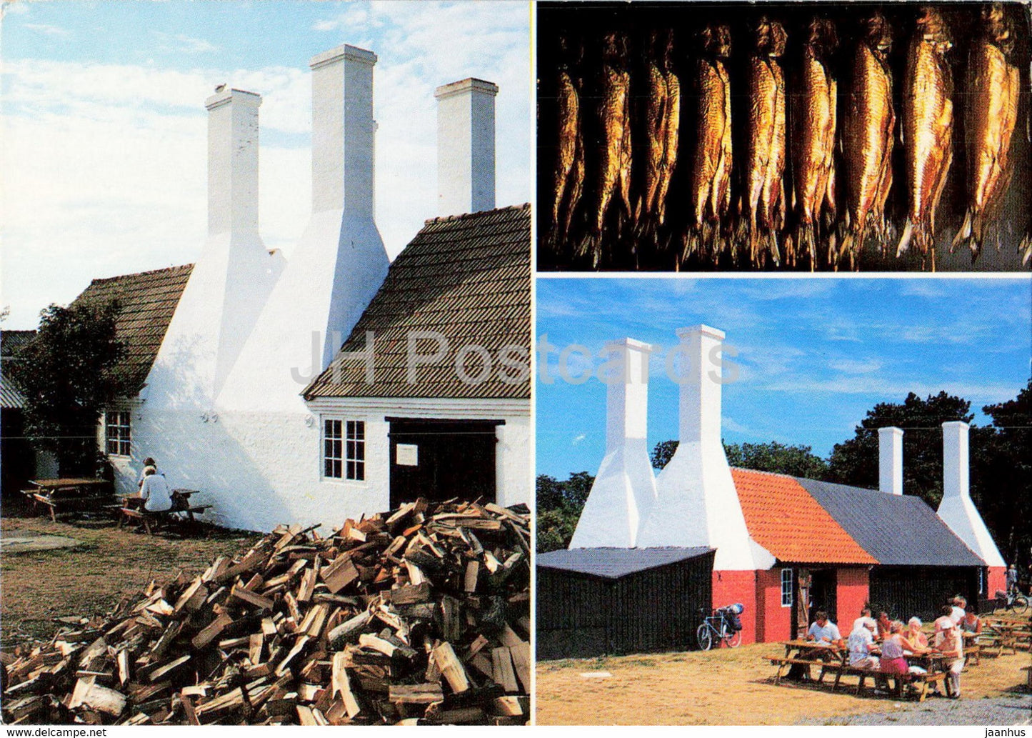 Bornholm - Hasle herring smokehouses - museum - 2004 - Denmark - used - JH Postcards