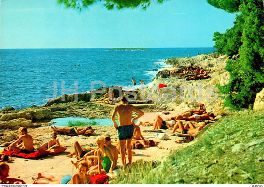 Porec - Plava Laguna - beach - Croatia - Yugoslavia - used