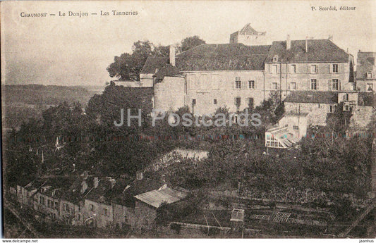 Chaumont - Le Donjon - Les Tanneries - old postcard - France - unused - JH Postcards