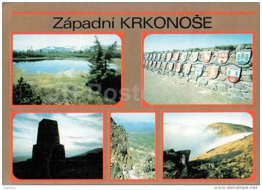 Western Krkonose - mountains - Kotel - Zapadni Krkonose - Czechoslovakia - Czech - used - JH Postcards