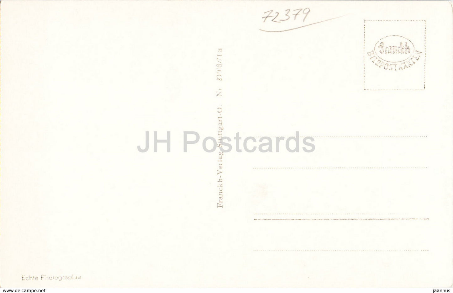 Burg Hohenzollern 885 m - château - carte postale ancienne - Allemagne - inutilisé