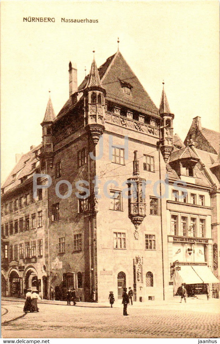 Nurnberg - Nuremberg - Nassauerhaus - W. H. D. 7955 - old postcard - Germany - unused - JH Postcards