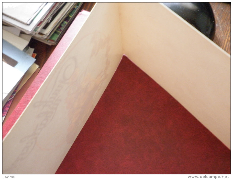 Greeting card - flowers composition - flowers - 1988 - Estonia USSR - unused - JH Postcards