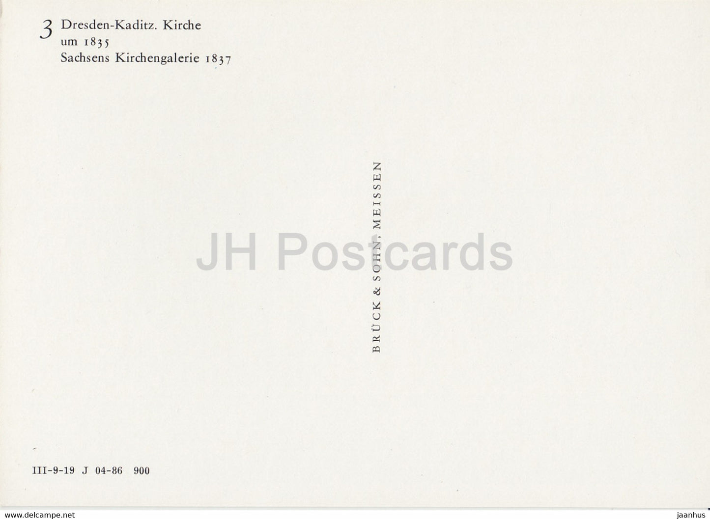 Dresden Kaditz - Kirche - Alte Kirchen Dresdens - church - DDR Germany - unused