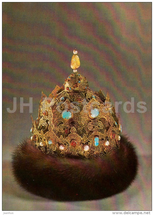 The Kazan Hat , Crown of Ivan the Terrible - Art - 1985 - Russia USSR - unused - JH Postcards