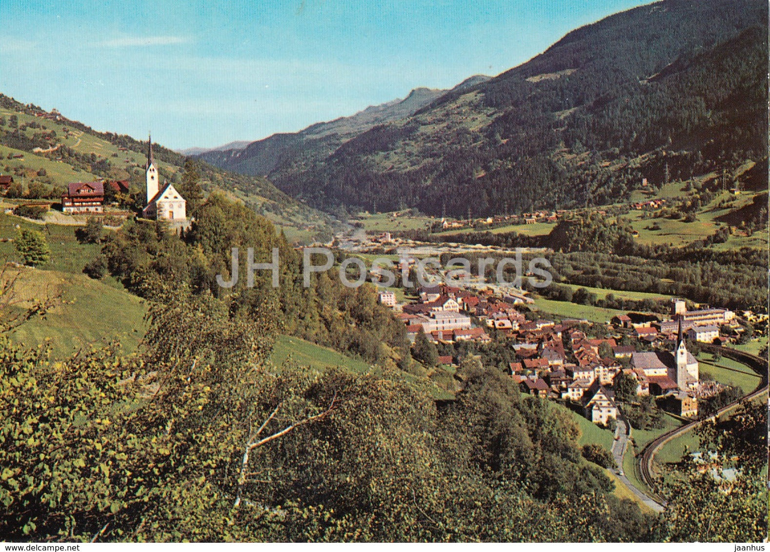 Truns mit Hospiz Maria Licht und Zignau - 5325 - Switzerland - unused - JH Postcards