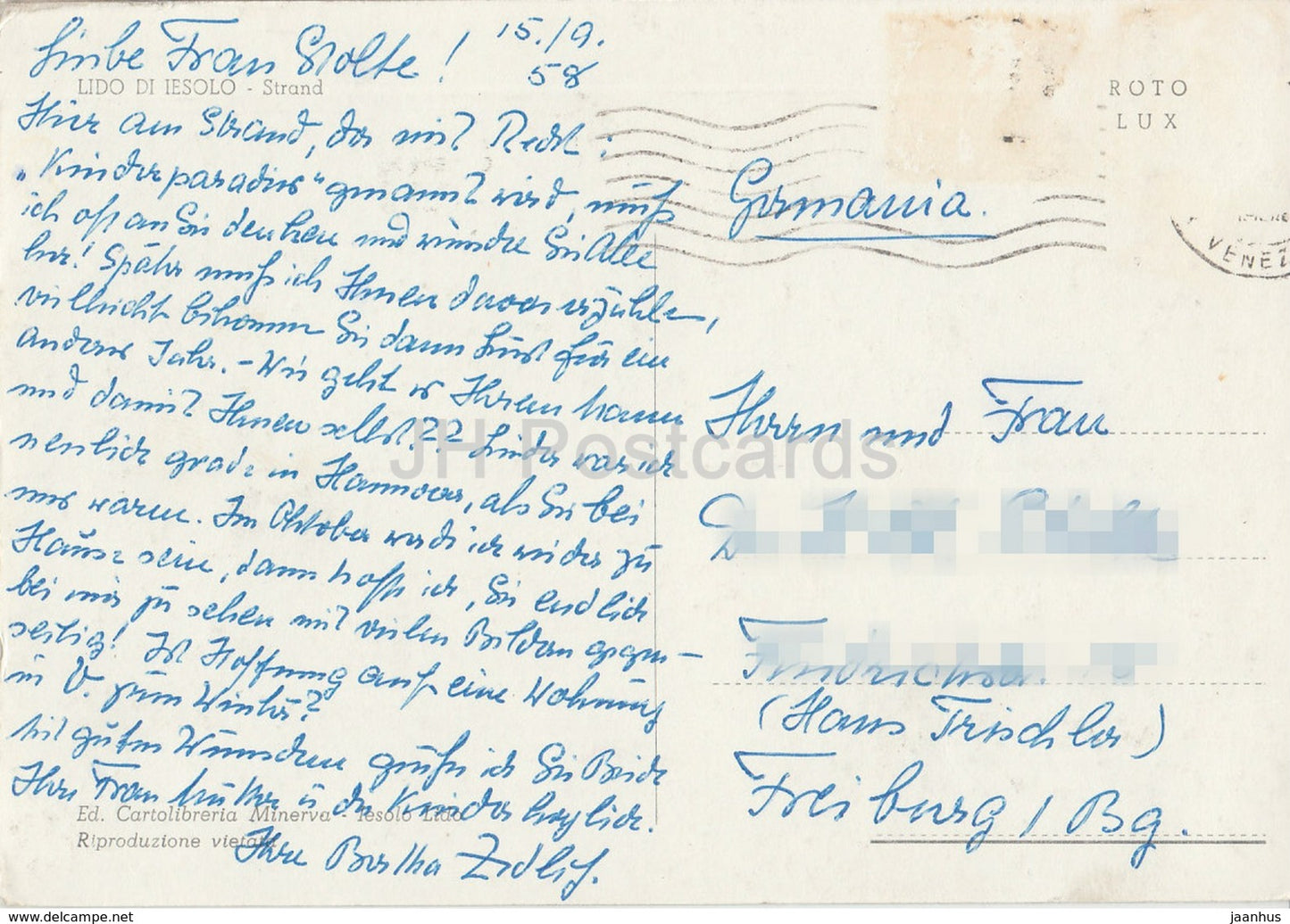 Lido di Jesolo - Spiaggia - beach - 103 - Italy - 1958 - used