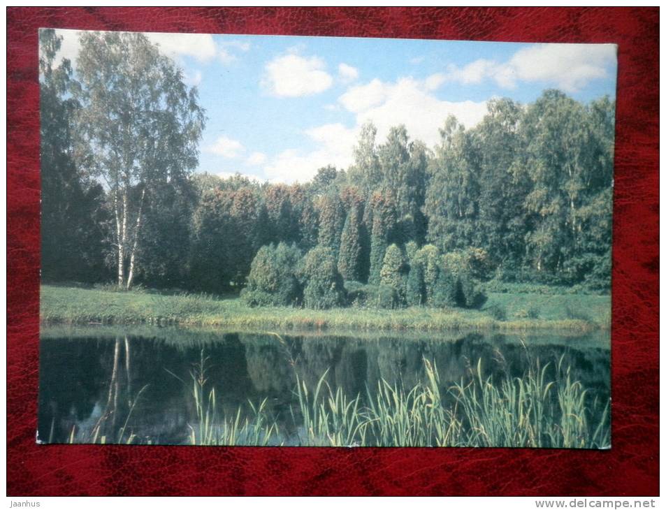 Nature - overgrown pond - 1986 - Russia - USSR - used - JH Postcards