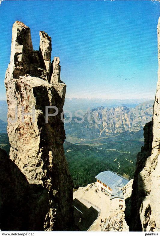 Rifugio Coronelle - Gruppo del Catinaccio - Kolner Hutte - 1978 - Italy - used - JH Postcards