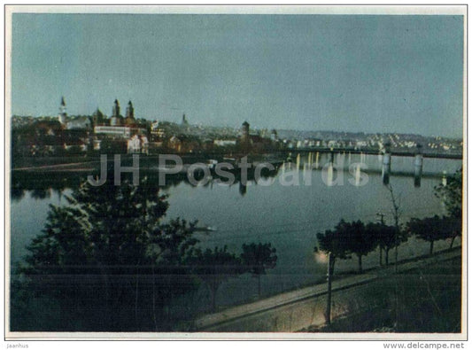 Kaunas in the evening  - Kaunas - 1956 - Lithuania USSR - unused - JH Postcards