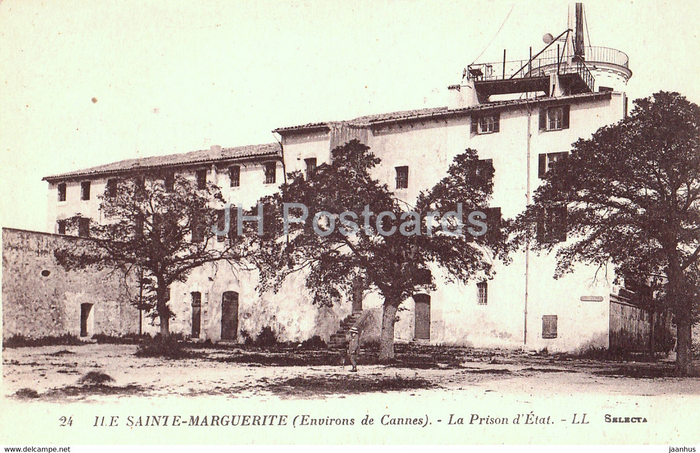 Cannes - Ile Sainte Marguerite - La Prison d'Etat - 24 - old postcard - France - unused - JH Postcards
