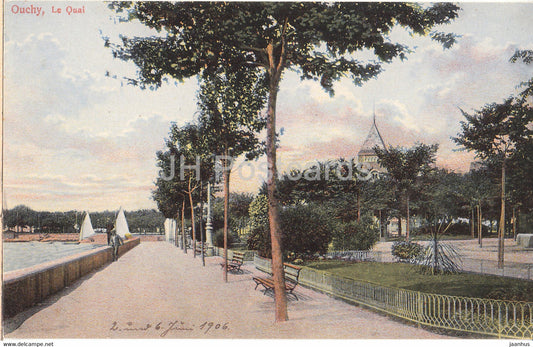 Ouchy - Le Quai - old postcard - 9965 - 1906 - Switzerland - unused - JH Postcards
