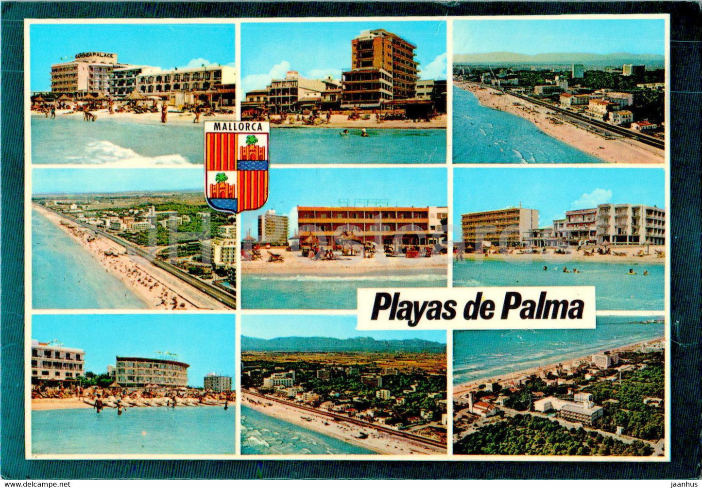 Playas de Palma - El Arenal - Mallorca - multiview - 1613 - 1988 - Spain - used - JH Postcards