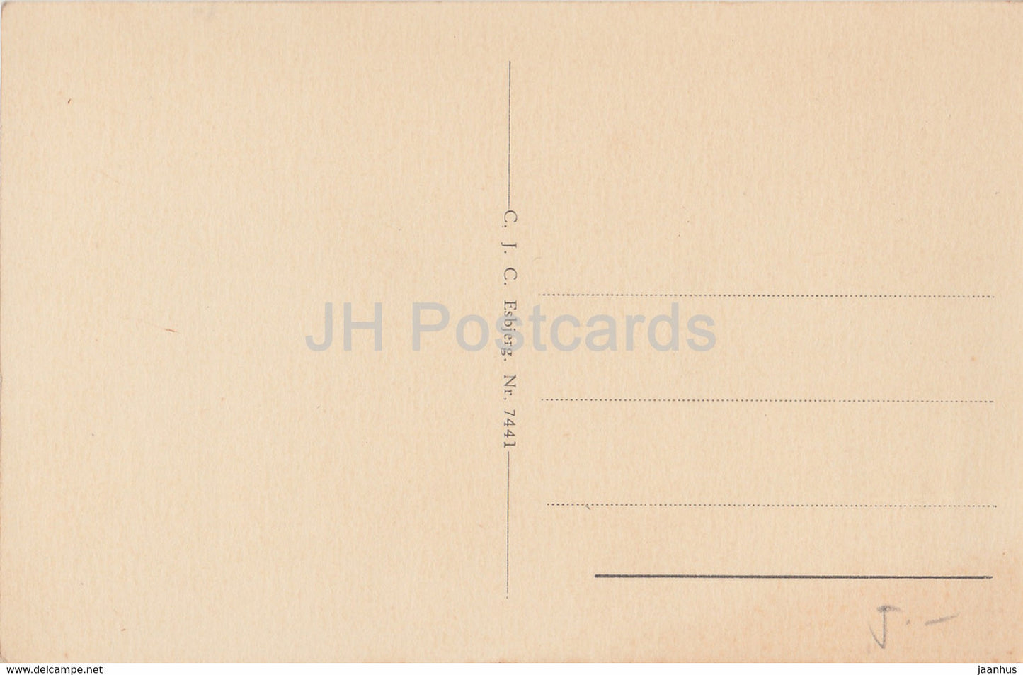 Esbjerg - old postcard - Denmark - unused