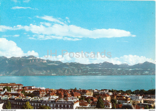 Lausanne et les Montagnes de Savoie - Savoy Mountains - 1983 - Switzerland - used - JH Postcards