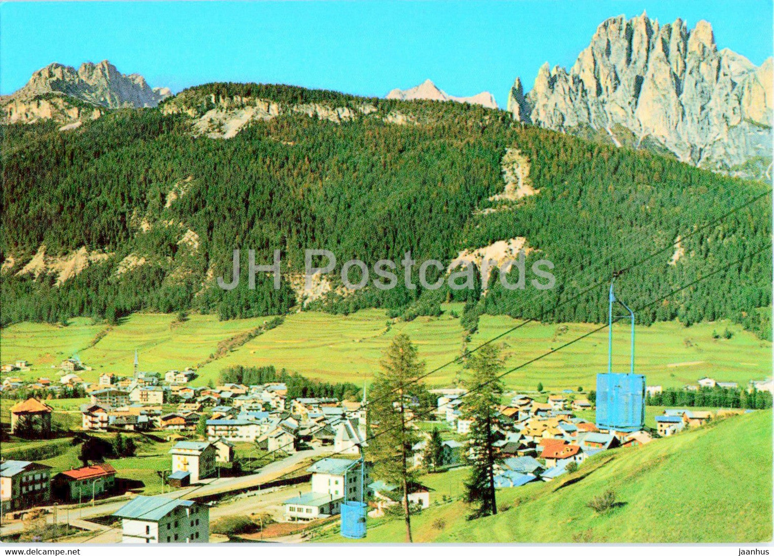 Val di Fassa - Pozza e Meida - Panorama - 0160 - Italy - unused - JH Postcards