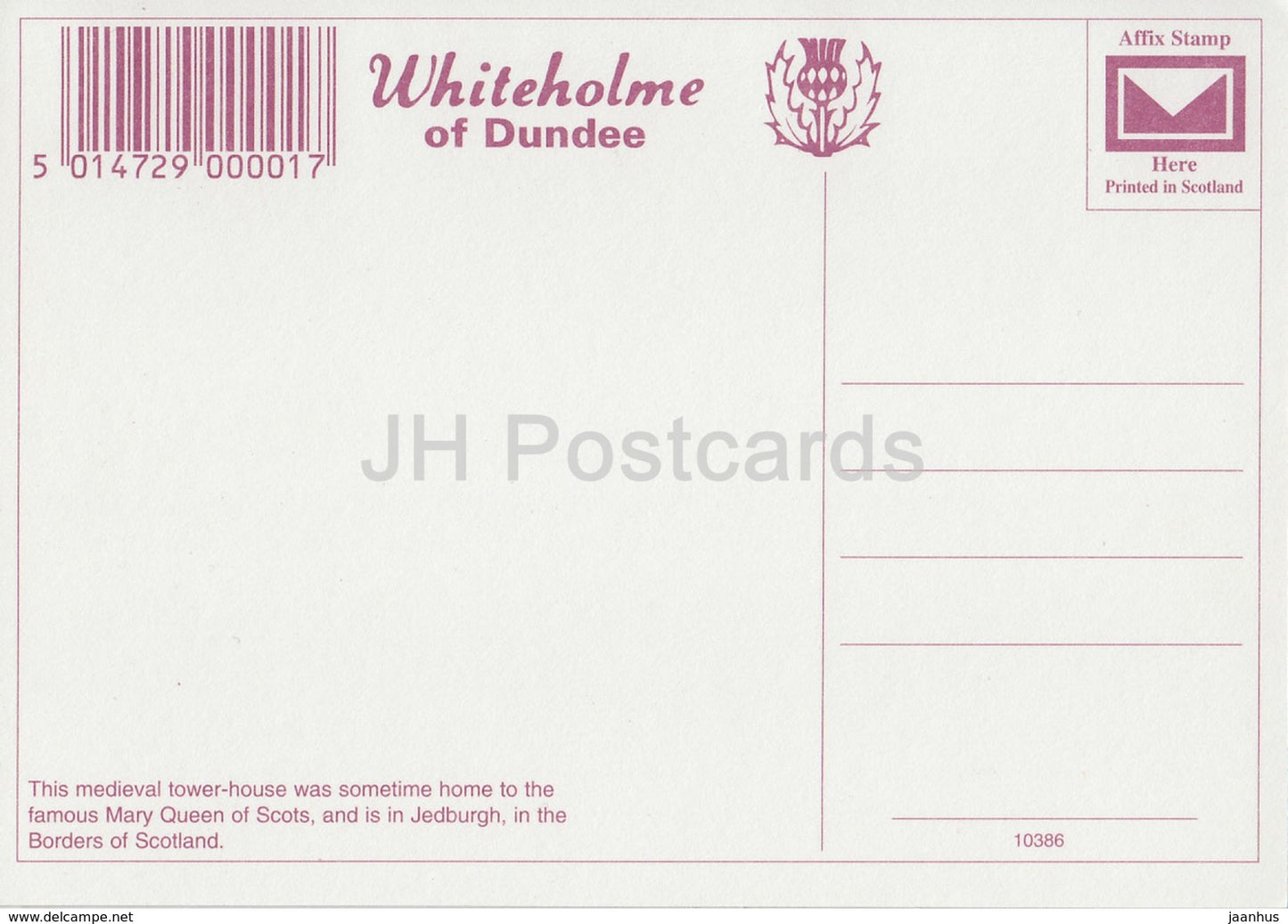 Jedburgh - Queen Mary's House - United Kingdom - Scotland - unused