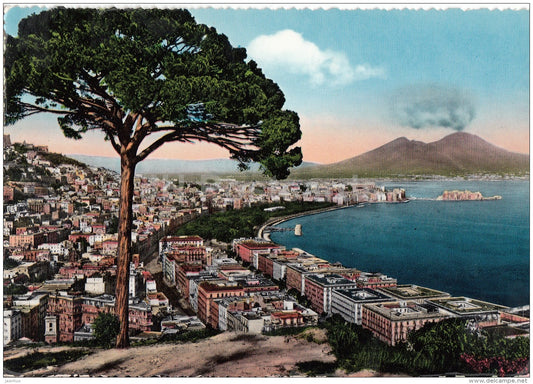 panorama - Napoli - Naples - N 40 - Italy - Italia - unused - JH Postcards