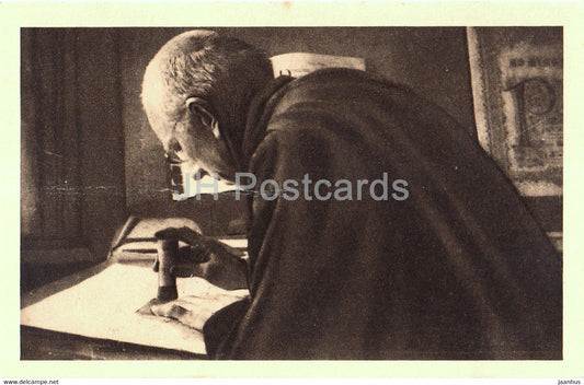 Les Religieux de France - Film D R A C - RR PP Benedictins - Moine ealumineur - Liguge - old postcard - France - unused - JH Postcards