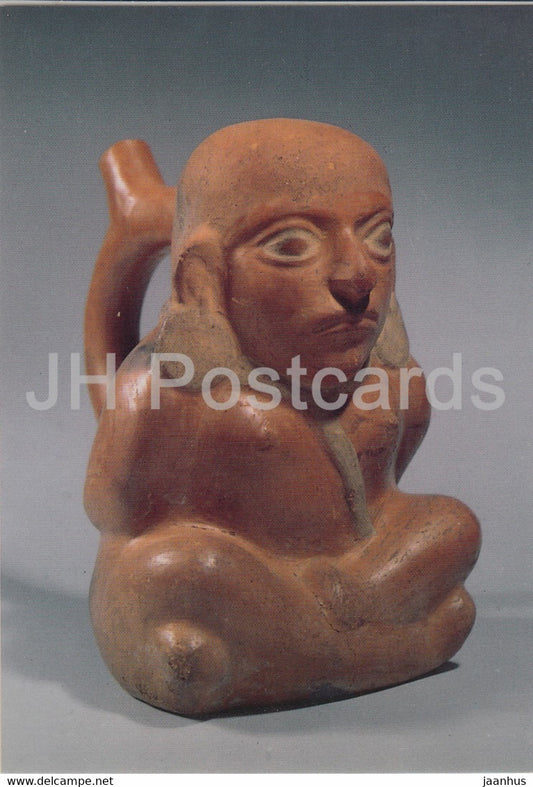 Figurengefass - Kriegsgefangene - Mochicha Kultur - Peru - Ancient art - Germany - unused - JH Postcards