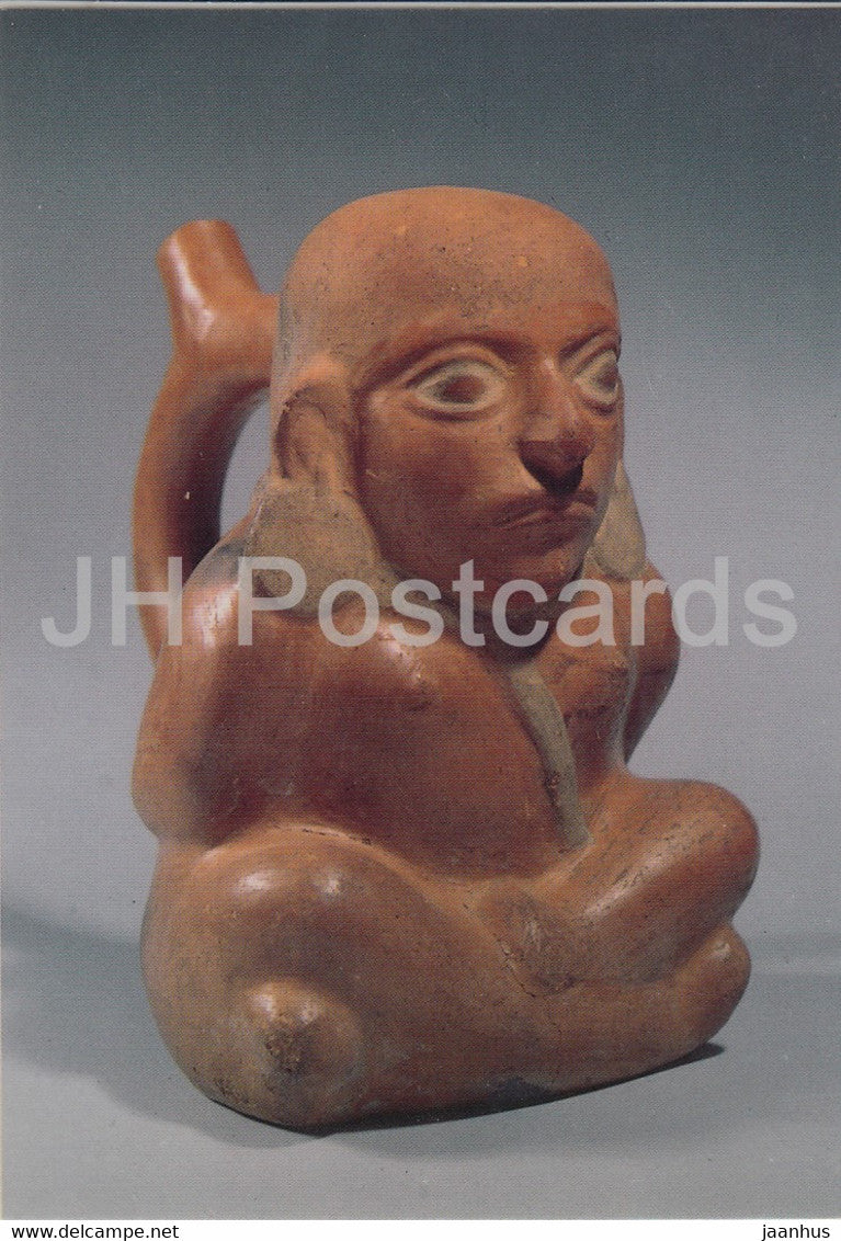Figurengefass - Kriegsgefangene - Mochicha Kultur - Peru - Ancient art - Germany - unused - JH Postcards