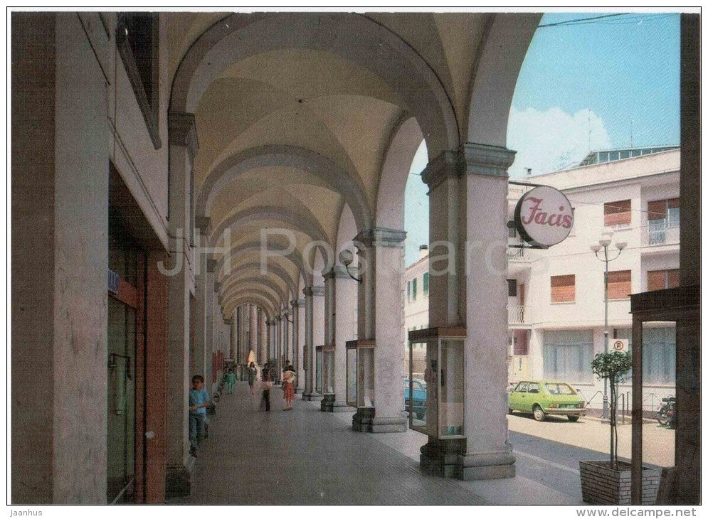Corso E. Alessandrini , Il Porticato - Penne - Pescara - Abruzzo - 65017 - 25 - Italia - Italy - unused - JH Postcards