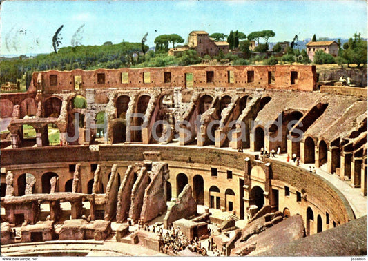 Roma - Rome - Interno Colosseo - Colosseum - interior - ancient world - 40 - Italy - used - JH Postcards