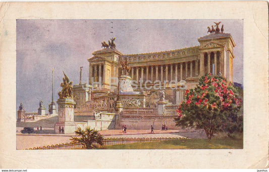 Roma - Rome - monumento a Vittorio Emanuele II - old postcard - 1930 - Italy - used - JH Postcards