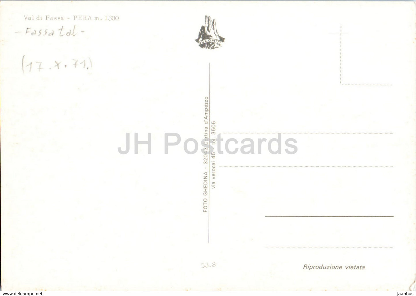 Val di Fassa - Pera - Fassatal - Italie - inutilisé