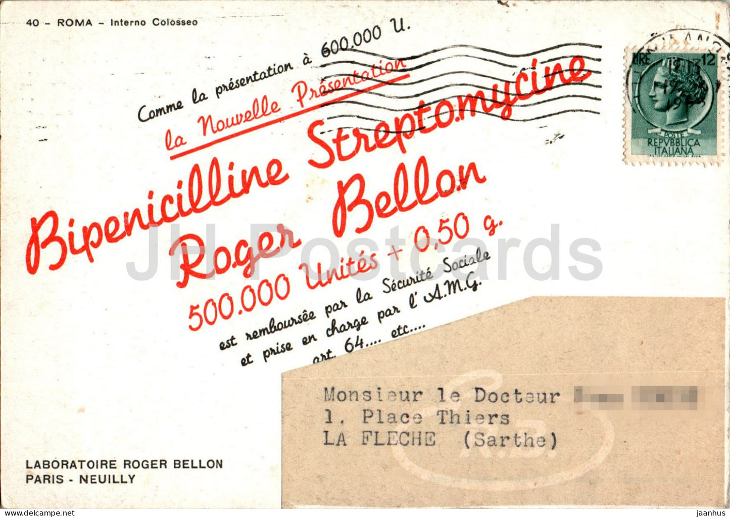 Roma - Rome - Interno Colosseo - Colisée - intérieur - monde antique - 40 - Italie - utilisé 