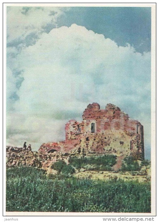 castle ruins - Kaunas - 1956 - Lithuania USSR - unused - JH Postcards