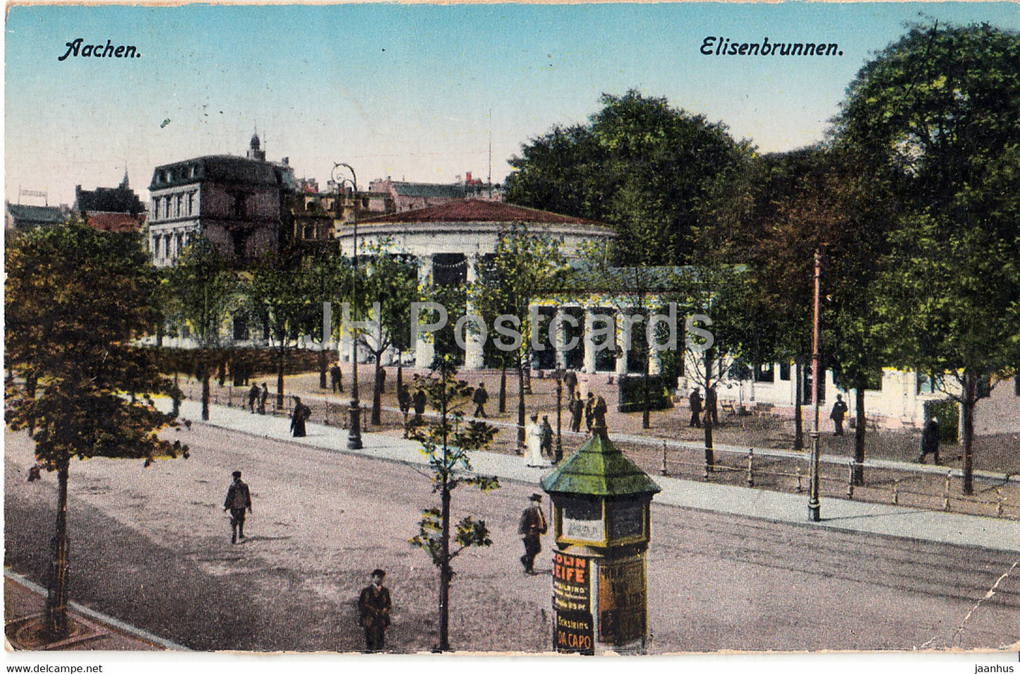 Aachen - Elisenbrunnen - Aix la Chapelle - La Fontaine d'Elise - old postcard - Germany - used - JH Postcards