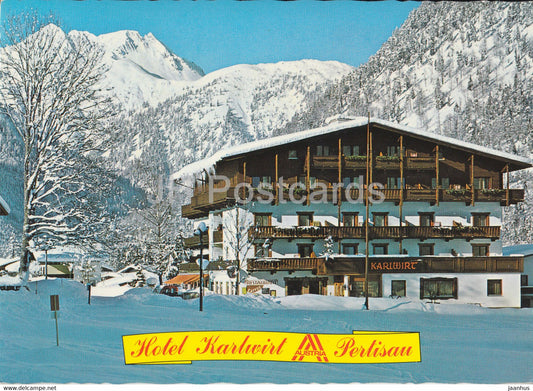 Hotel Karlwirt - Pertisau am Achensee - 1982 - Austria - used - JH Postcards