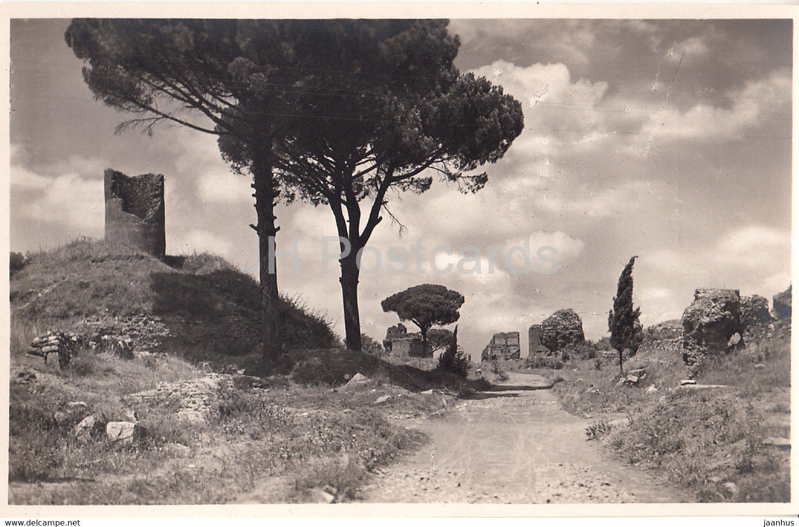 Roma - Rome - Via Appia - 50452 - old postcard - Italy - unused - JH Postcards