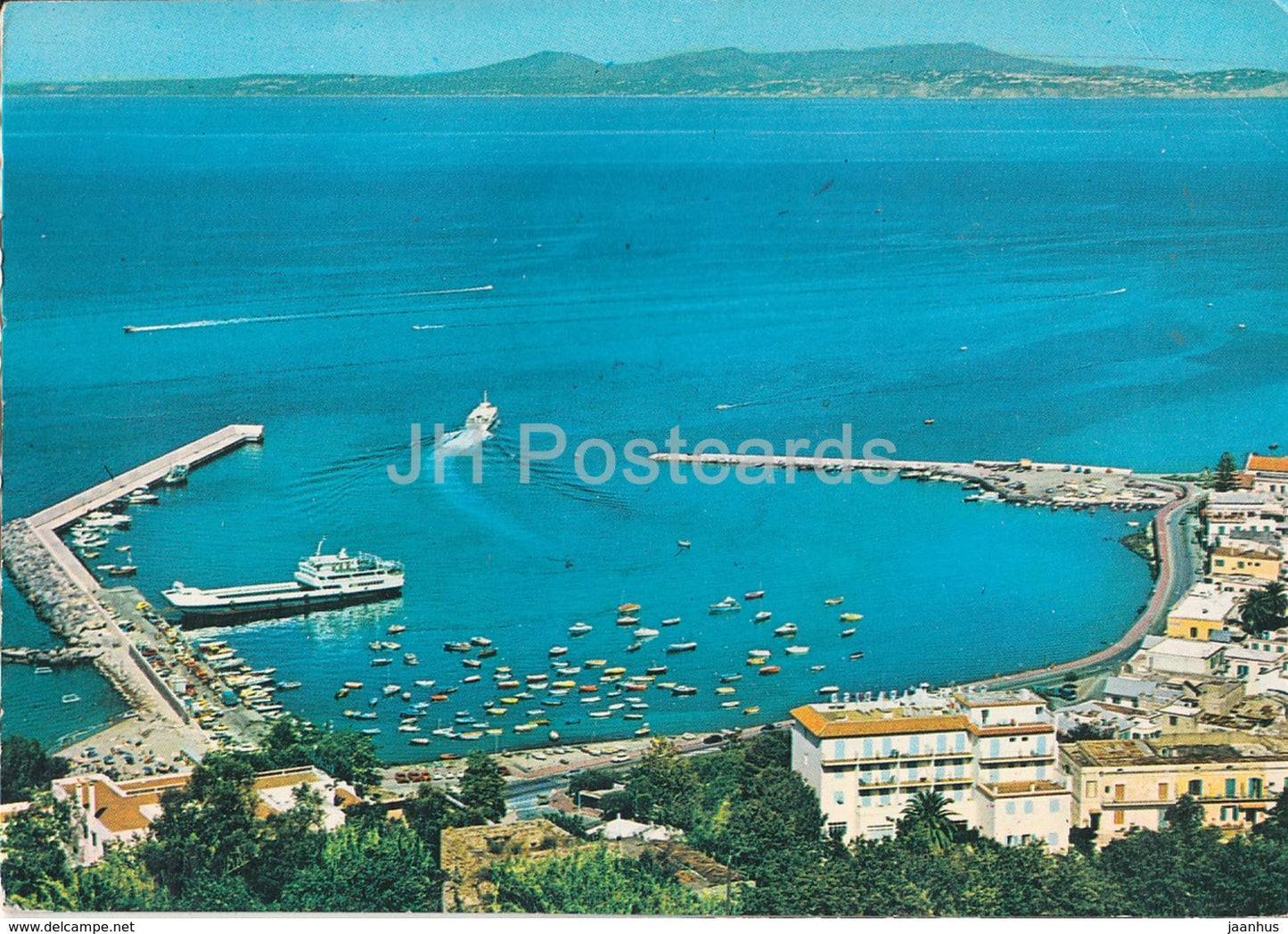 Casamicciola Terme - Panorama e Porto - port - Italy - used - JH Postcards