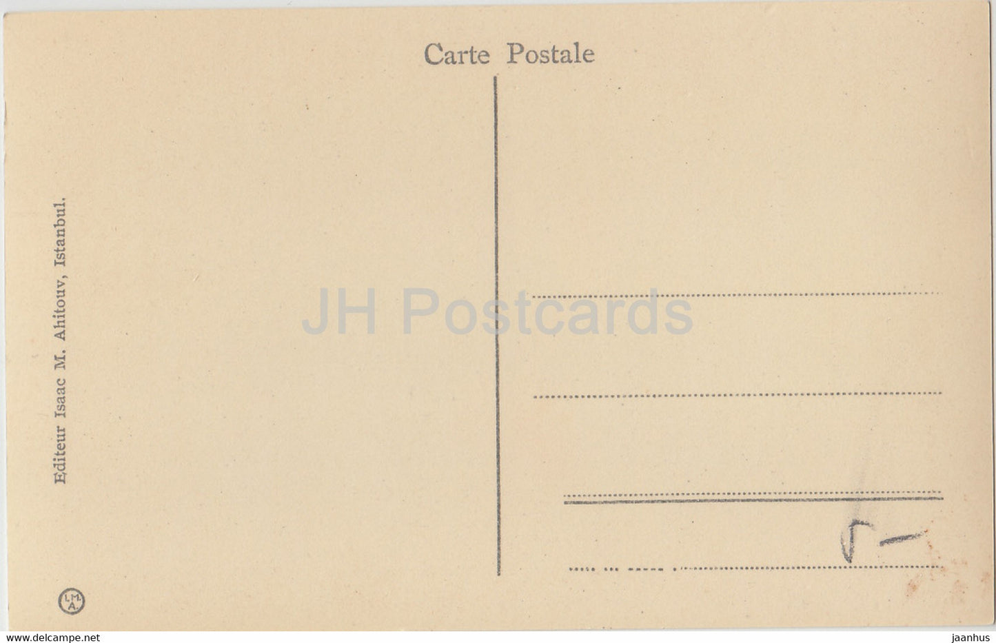 Istanbul - Le Pont du cote de Stamboul - navire - carte postale ancienne - Turquie - inutilisé