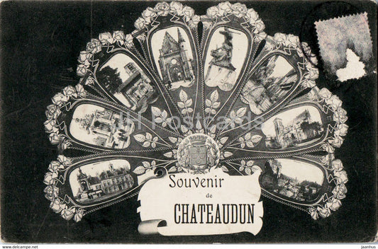 Souvenir de Chateaudun - old postcard - 1907 - France - used - JH Postcards