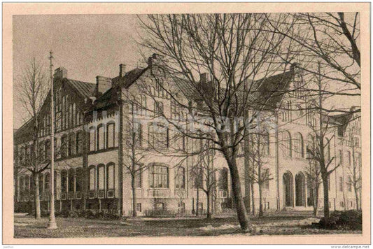 Women´s Gymnasium - Parnu - on thin paper - old postcard - Estonia - unused - JH Postcards