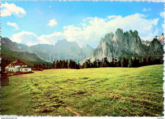 Ciampedie - Vigo di Fassa - Torri del Vajolet - Dirupi del Larsec - Italy - unused - JH Postcards
