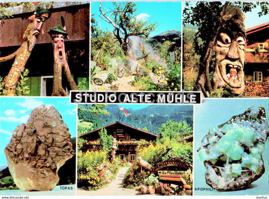 Studio Alte Muhle bei Mayrhofen - Zillertal - Tirol - Mineralien - Edelsteine -  Austria - unused - JH Postcards