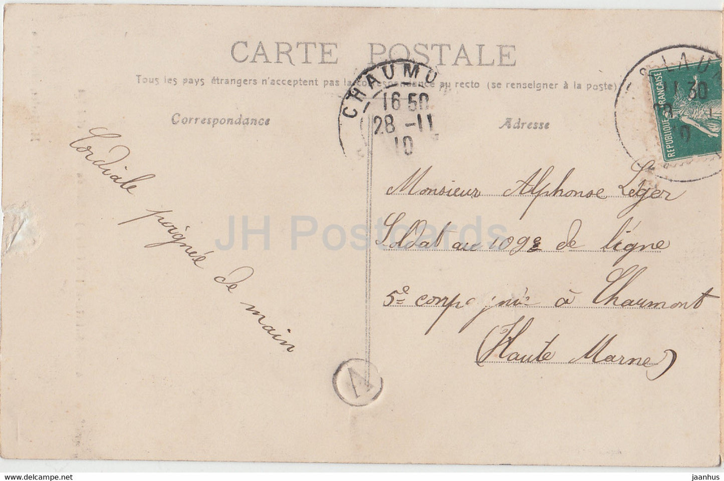 Alise Sainte Reine - Rue du Miroir - core est - alte Postkarte - 1910 - Frankreich - gebraucht