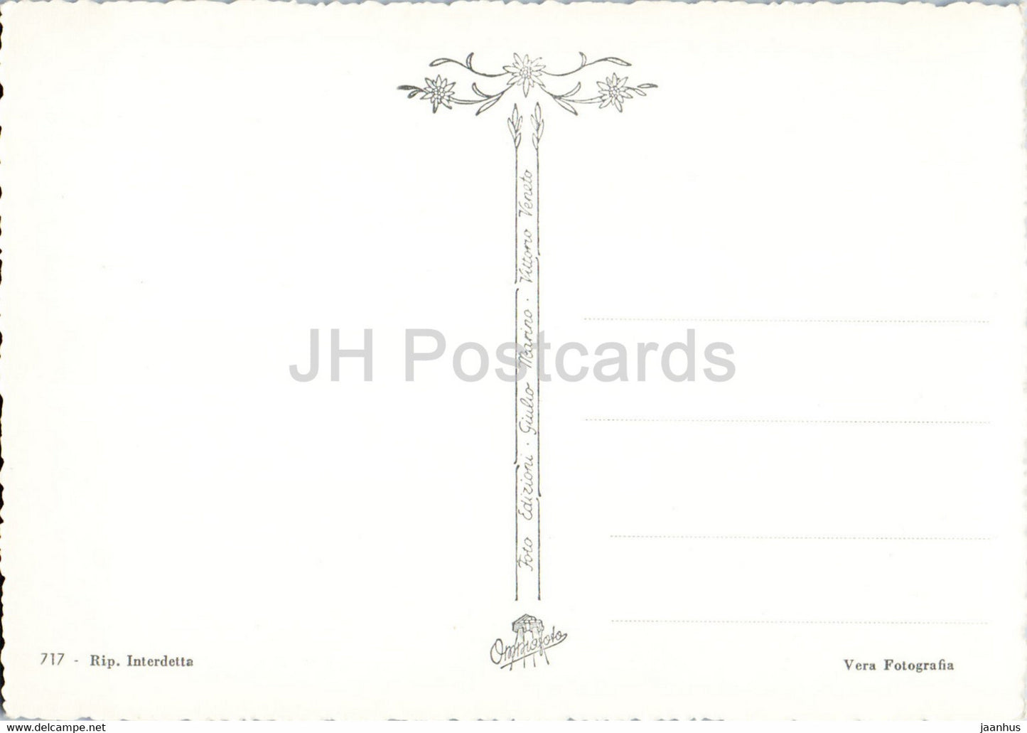 Dolomiti - Rifugio Vajolet - Il Catinaccio - Passo del Principe - old postcard - Italy - unused