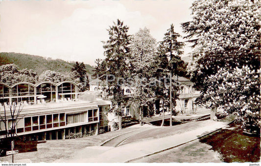 Thermalkurort Badenweiler - Markgrafenbad - old postcard - 1958 - Germany - used - JH Postcards