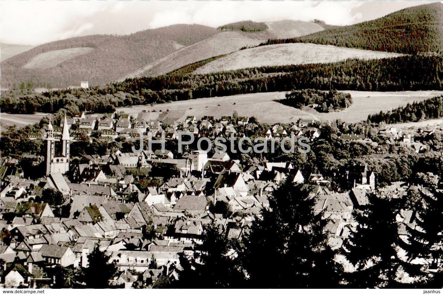 Goslar - Harz - Blick vom Steinberg - old postcard - Germany - unused - JH Postcards