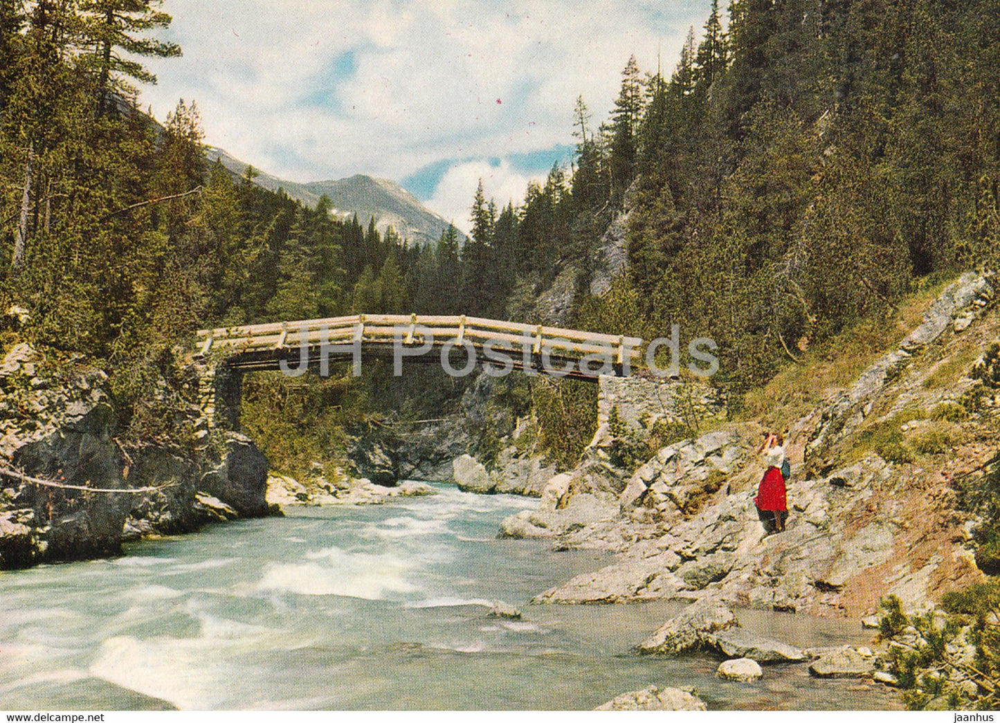 Im Nationalpark bei Punt Periv - Spol - Switzerland - unused - JH Postcards