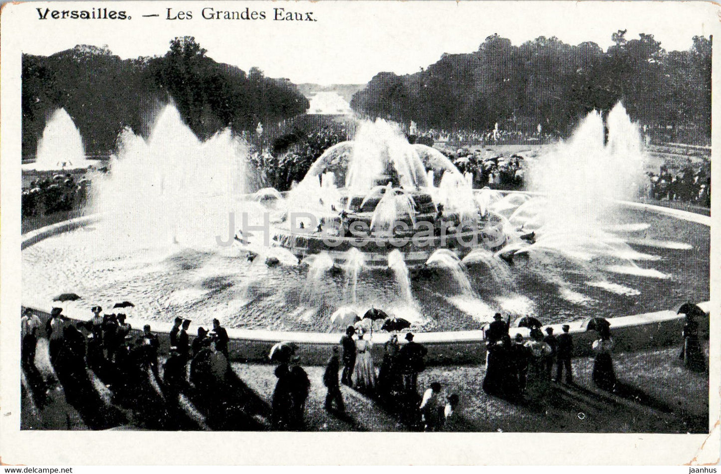Versailles - Les Grandes Eaux - old postcard - 1948 - France - used - JH Postcards