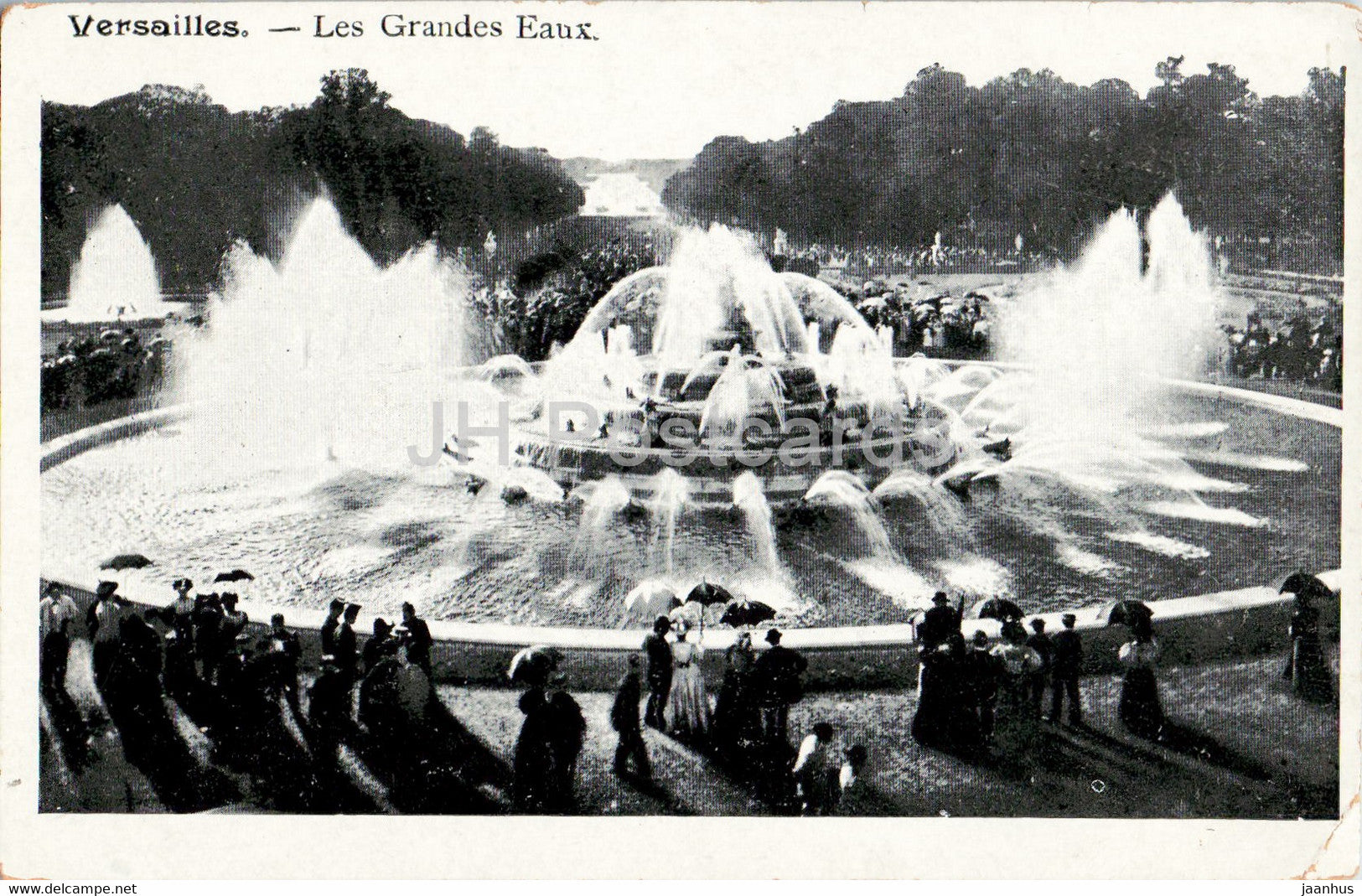 Versailles - Les Grandes Eaux - old postcard - 1948 - France - used - JH Postcards