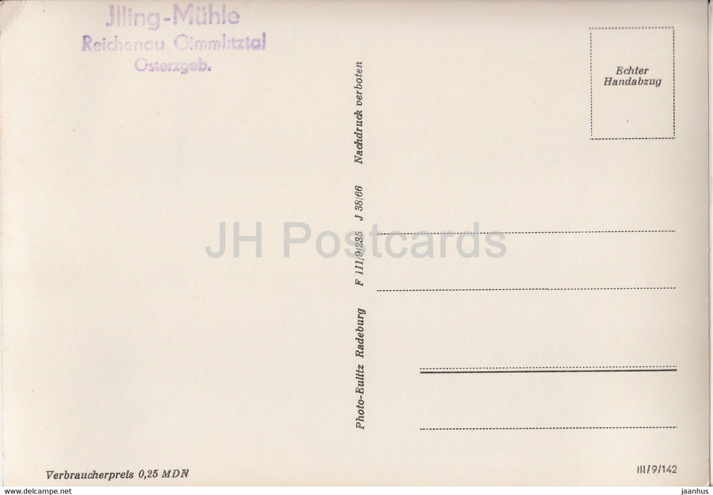 Reichenau Osterzgebirge - Gimmlitztal - Deutschland - unbenutzt